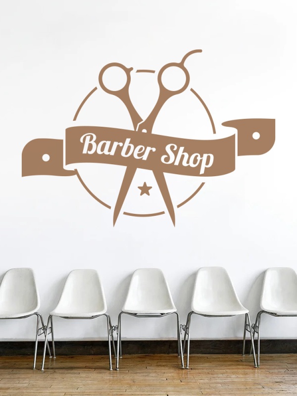 Barbershop (scissors and ribbon)