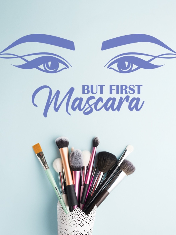 But first mascara