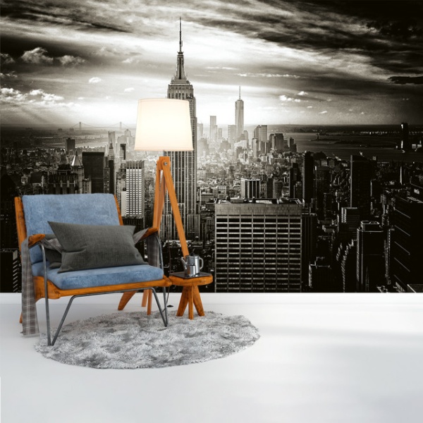 Foto tapet New York black and white