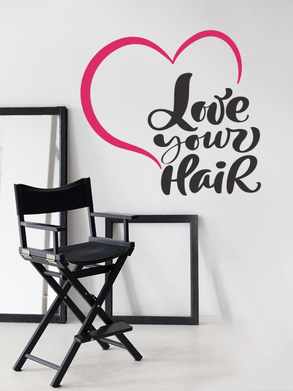 Love your hair (heart)