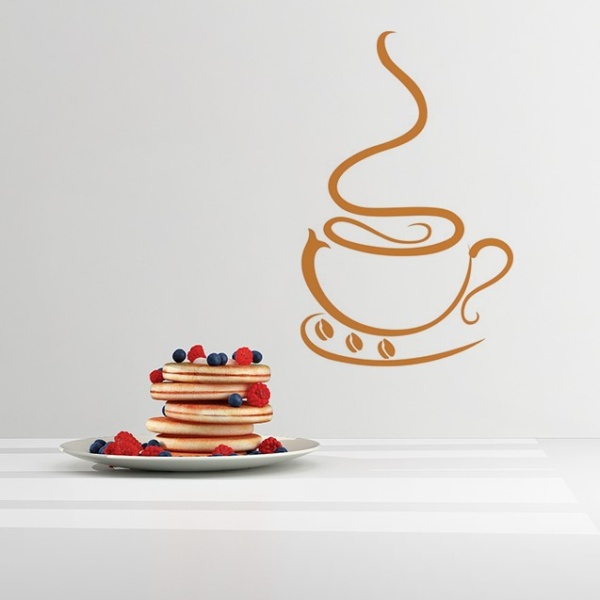 Sticker De Perete Cafea Fierbinte