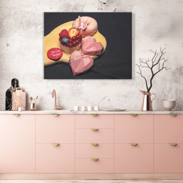 Tablou Bucatarie - Heart Cookies
