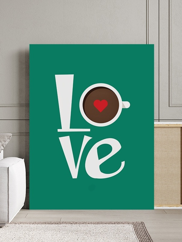 Tablou Canvas Inspirațional - Love (handwrite in a frame)