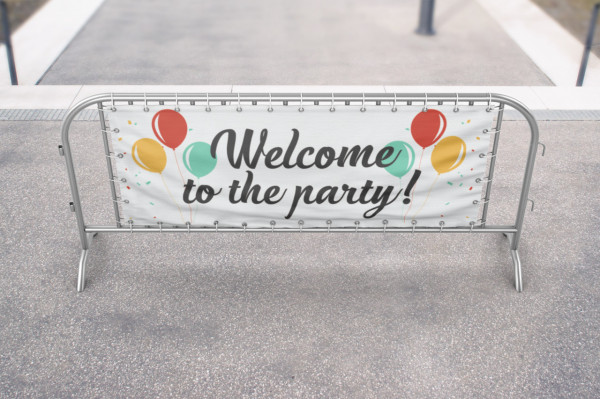 Banner personalizat - Welcome to the party