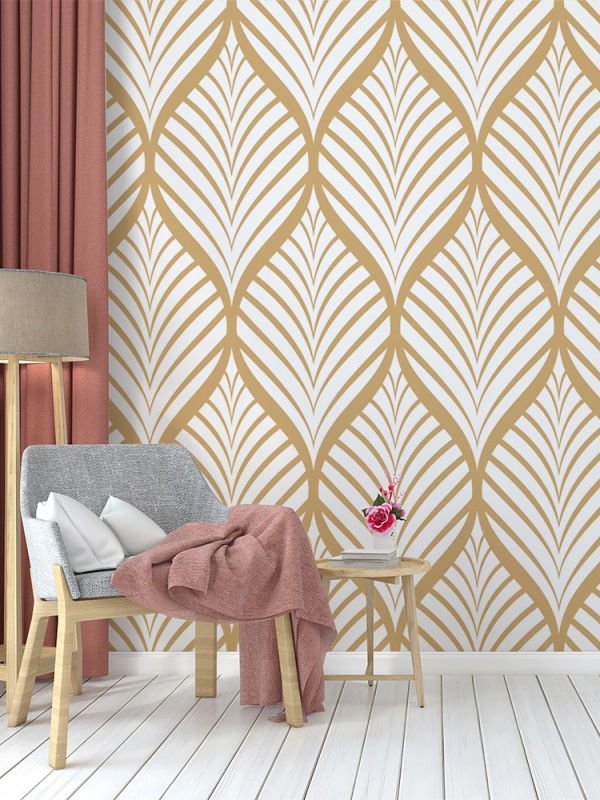 Fototapet Art deco leaves (FTD1000265)