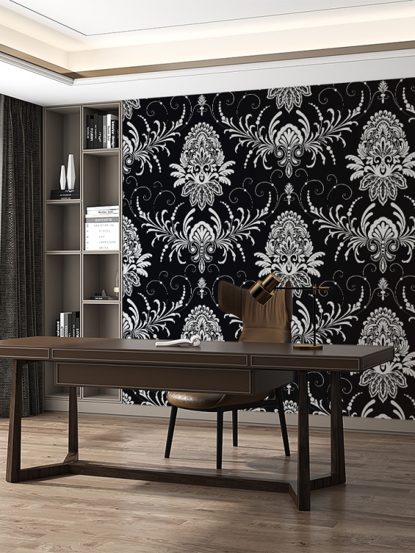 Fototapet - Elegant floral swirls pattern (FTD1000282)