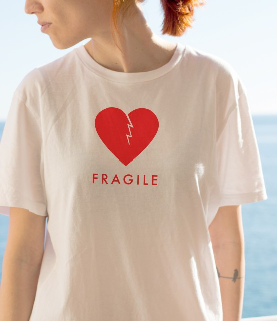 Imprimeu Tricou Fragile