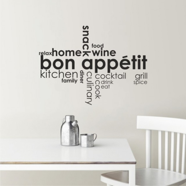 Sticker De Perete Bon Appetit 2