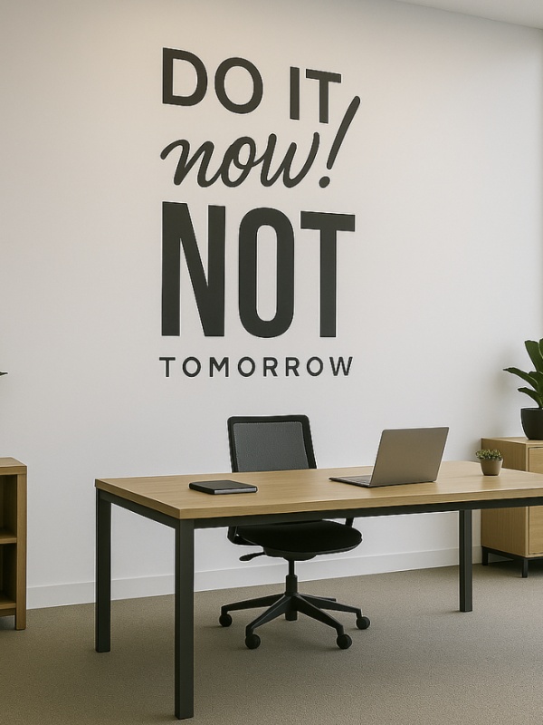 Sticker De Perete Do It Now Not Tomorrow