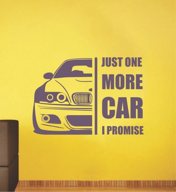 Sticker de Perete Just One More Car