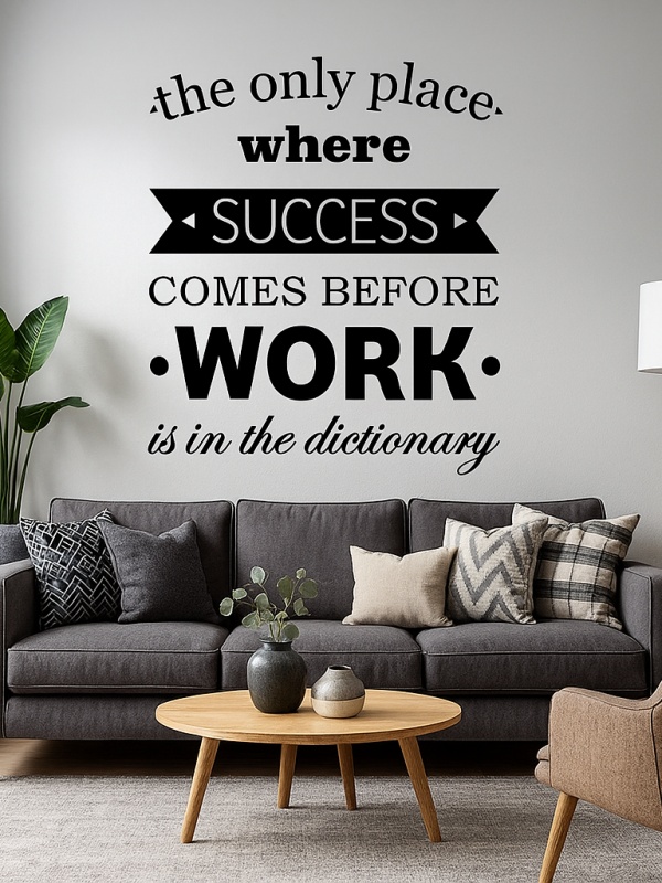 Sticker De Perete The Only Place Where Work