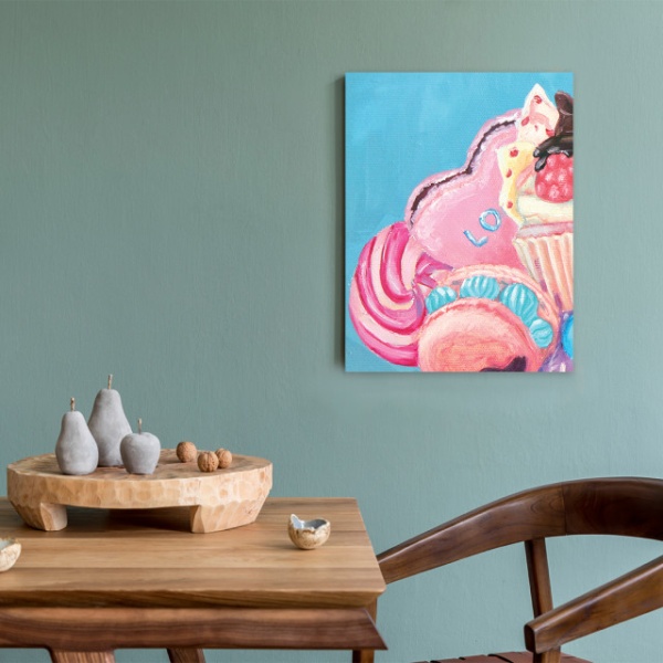 Tablou Bucatarie - Pink Painted Sweets