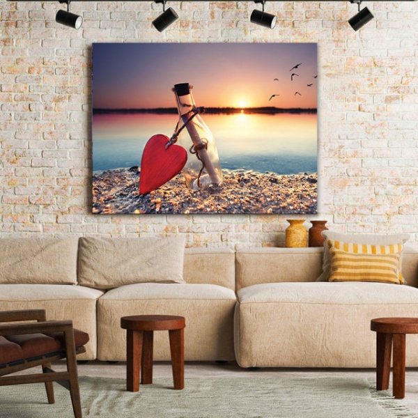 Tablou Canvas Love Message In A Bottle