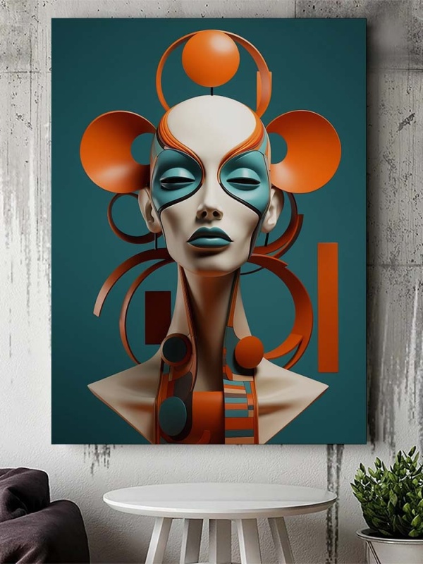 Tablou Canvas Modern Abstract - Android face