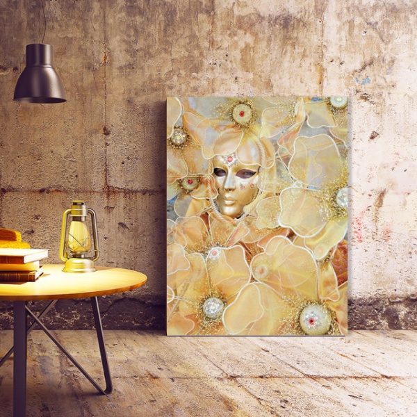 Tablou Canvas Venice Golden Lady