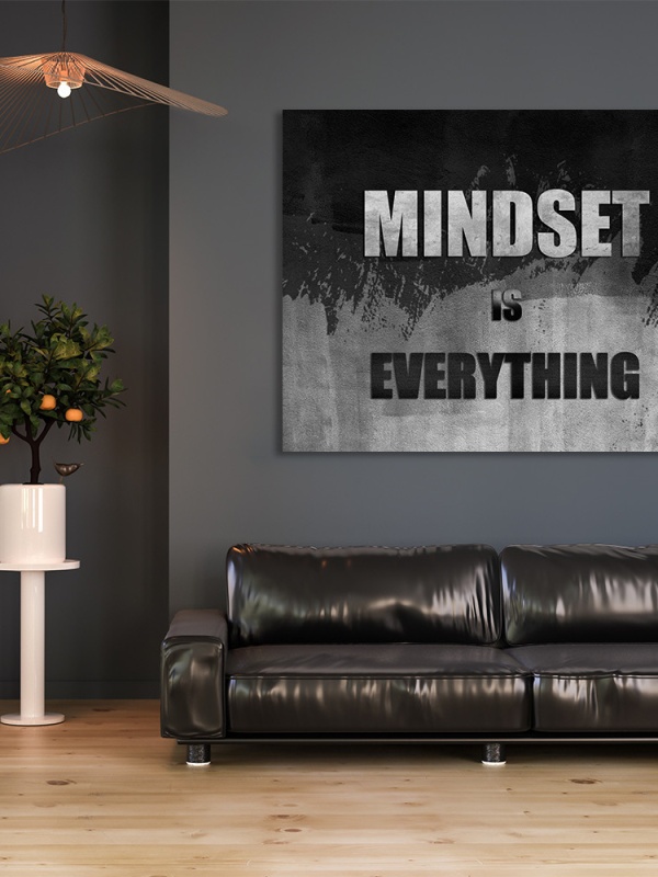 Tablou Motivational - Mindset is everything
