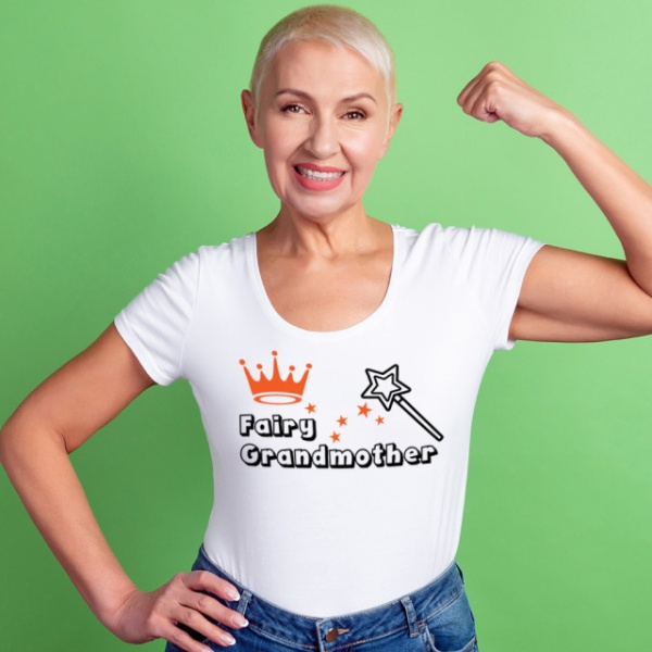 Imprimeu Tricou Fairy grandmother
