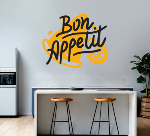 Sticker Bucatarie - Bon appetit