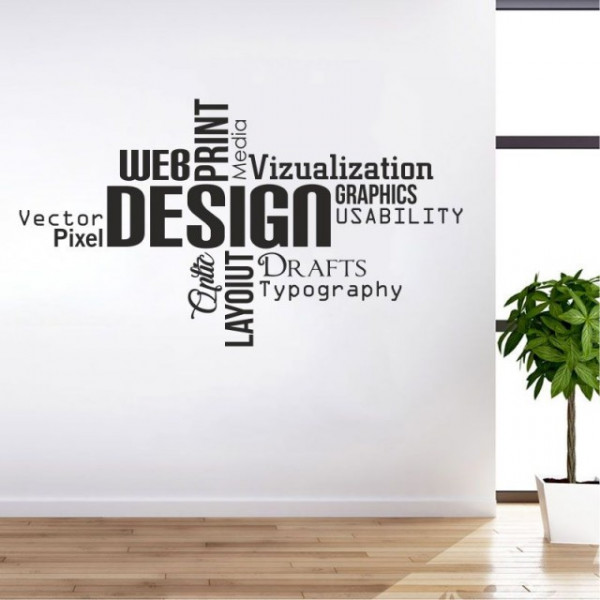 Sticker De Perete Design - Web - Print