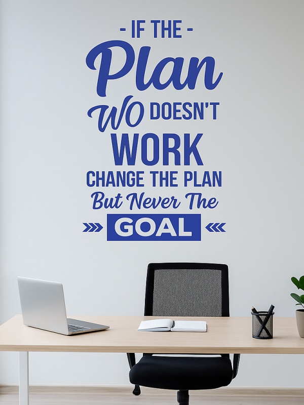 Sticker De Perete If The Plan