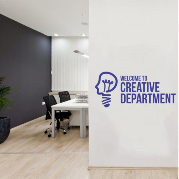 Sticker De Perete Welcome To Creative Department