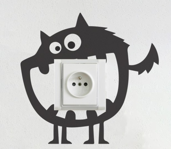 Sticker Pentru Prize - Monstrulet
