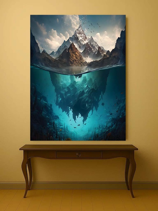 Tablou Canvas Above and below