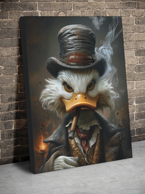 Tablou Canvas Inspirațional - Realistic Scrooge McDuck