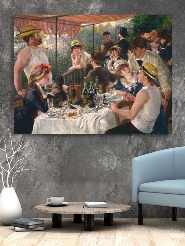 Tablou Canvas "Luncheon of the Boating Party" - Dejunul canotierilor