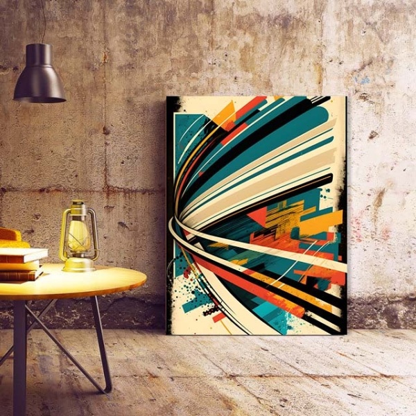 Tablou Canvas Modern Abstract - 3D Dynamic painting