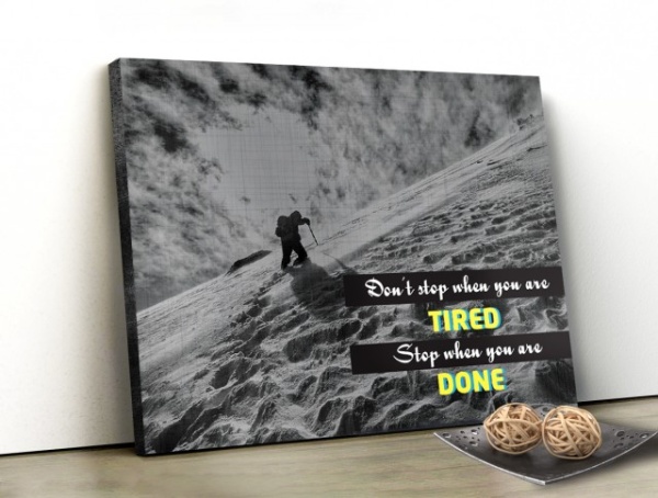 Tablou Canvas Motivational - Don't Stop