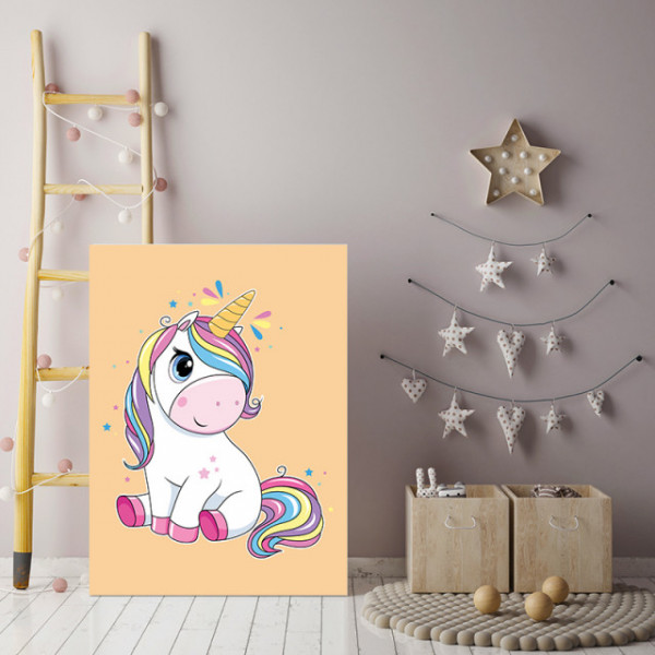 Tablou Copii - Rainbow Unicorn
