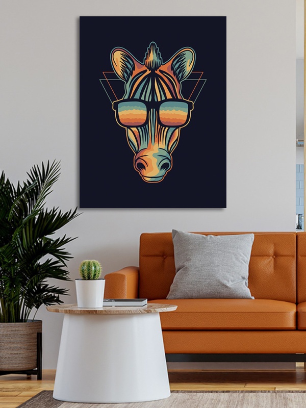 Tablou Modern art zebra