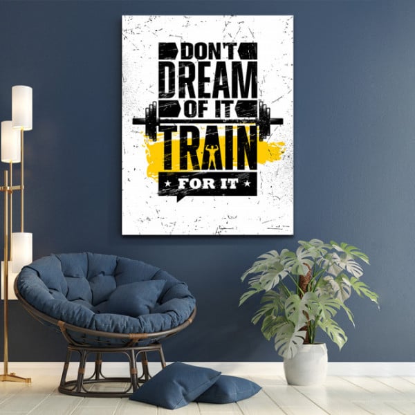 Tablou Motivational - Train for it