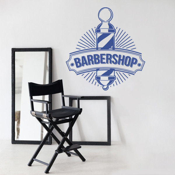 Sticker Barbershop (Pole)