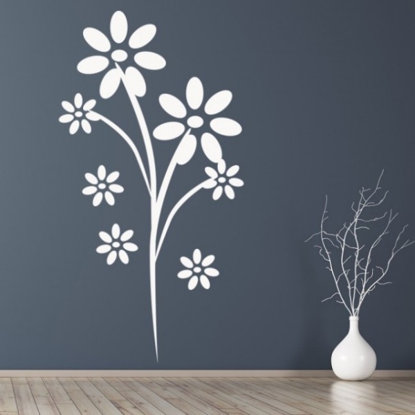 Sticker De Perete Daisy Flowers