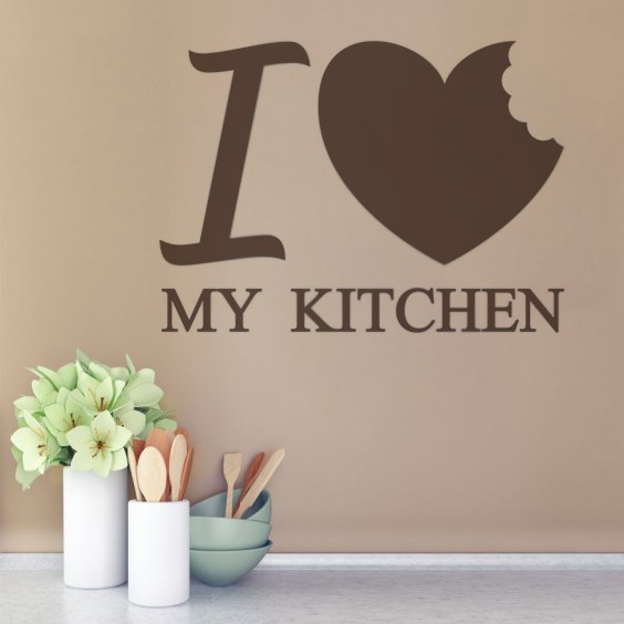 Sticker De Perete I Love My Kitchen