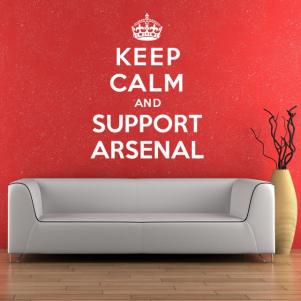 Sticker De Perete Keep Calm And Support Arsenal