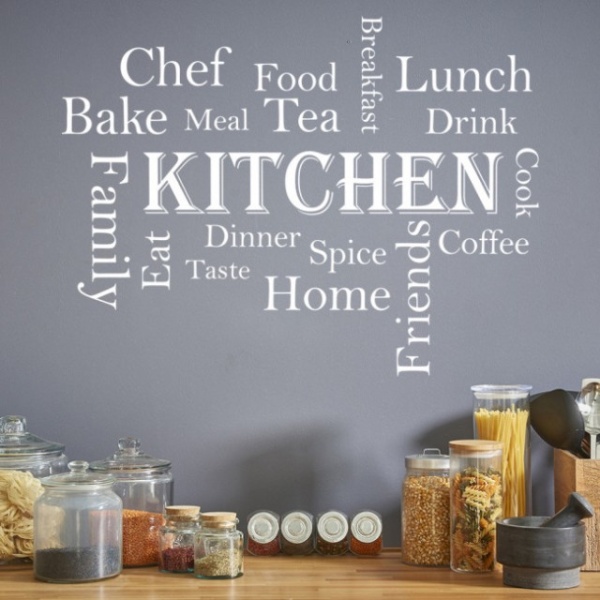 Sticker De Perete Kitchen Words