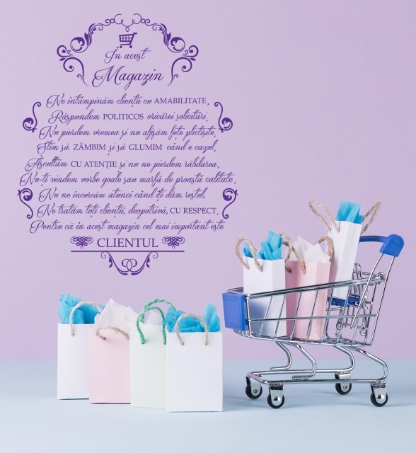 Sticker Decorativ - In Acest Magazin