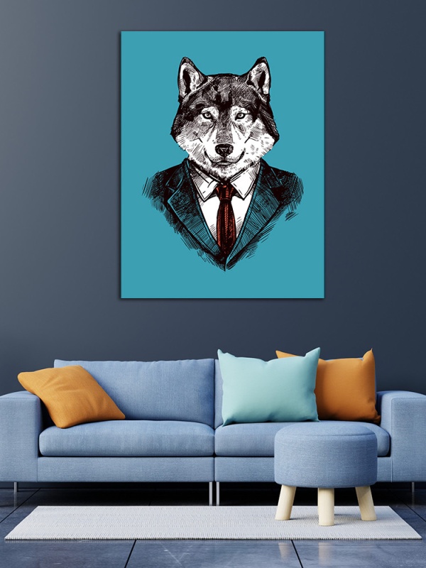 Tablou Business wolf