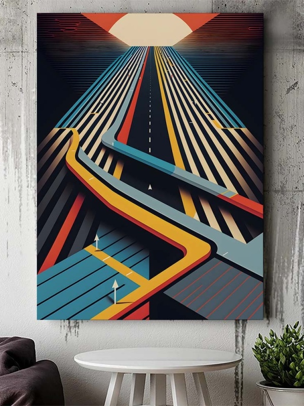 Tablou Canvas Modern Abstract - Abstract Highway