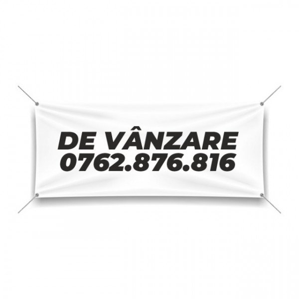 Banner personalizat - de vanzare / de inchiriat