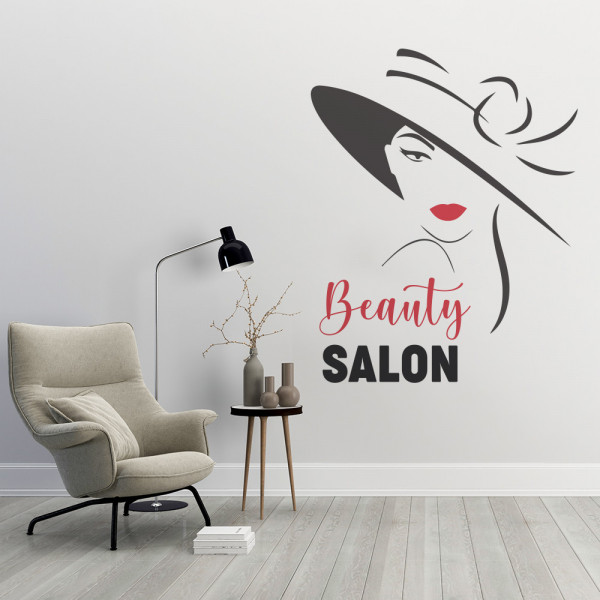 Beauty salon (red lips and hat)