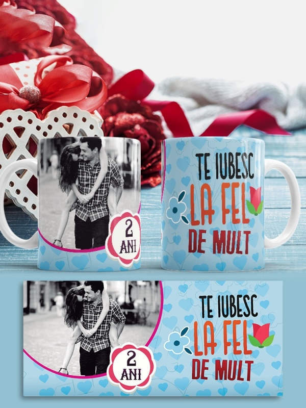 Cana Valentine's Day - Te iubesc la fel de mult (poza si text)