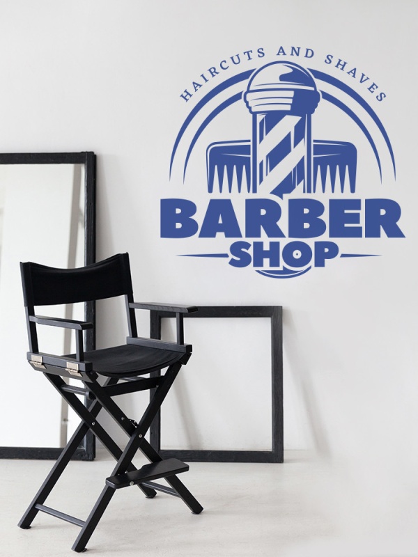 Sticker Barbershop (haircut and shave)