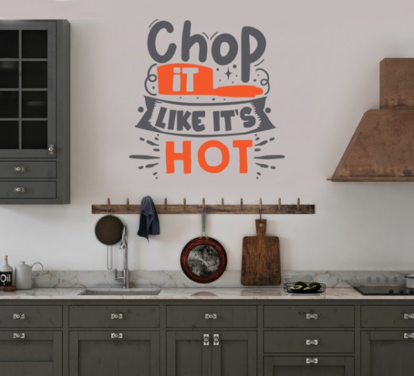 Sticker Bucatarie - Chop it like it's hot