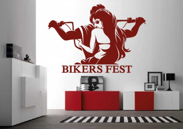 Sticker De Perete Bikers Fest