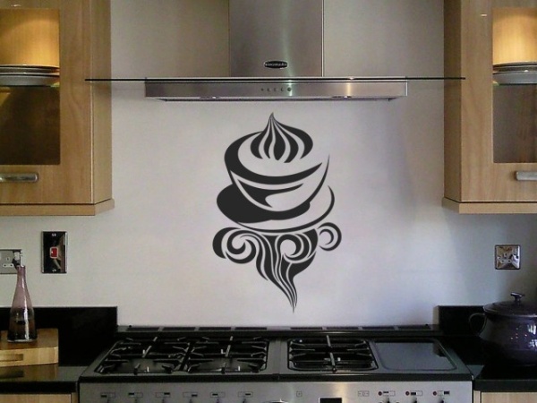 Sticker De Perete Cafea Cu Frisca
