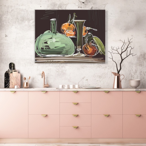 Tablou Bucatarie - Sketched Food